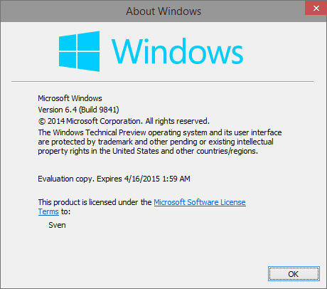 Windows 10 Technical Preview