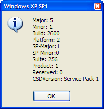 GetWindowsVersion