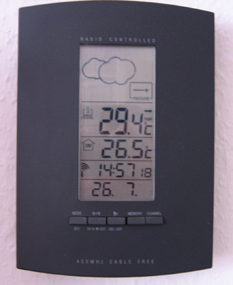 Aktuelle Temperatur