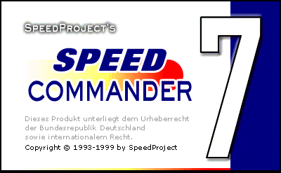 Startbildschirm von SpeedCommander 7