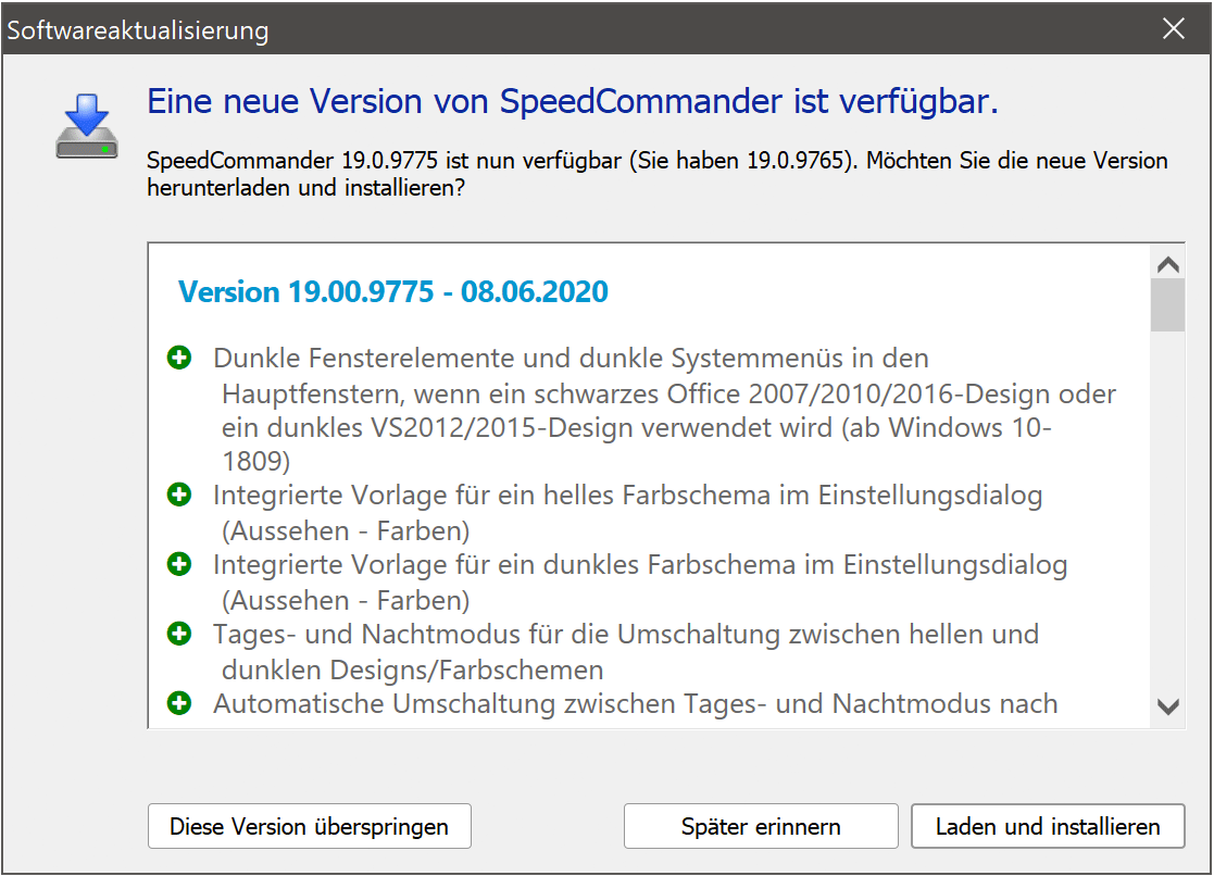 Softwareaktualisierung